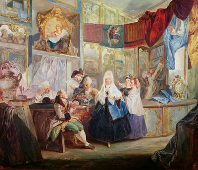 Interior of a Shop by Luis Paret y Alcazar